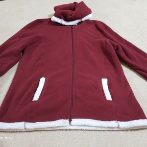 SO soft and warm zip hooded jacket